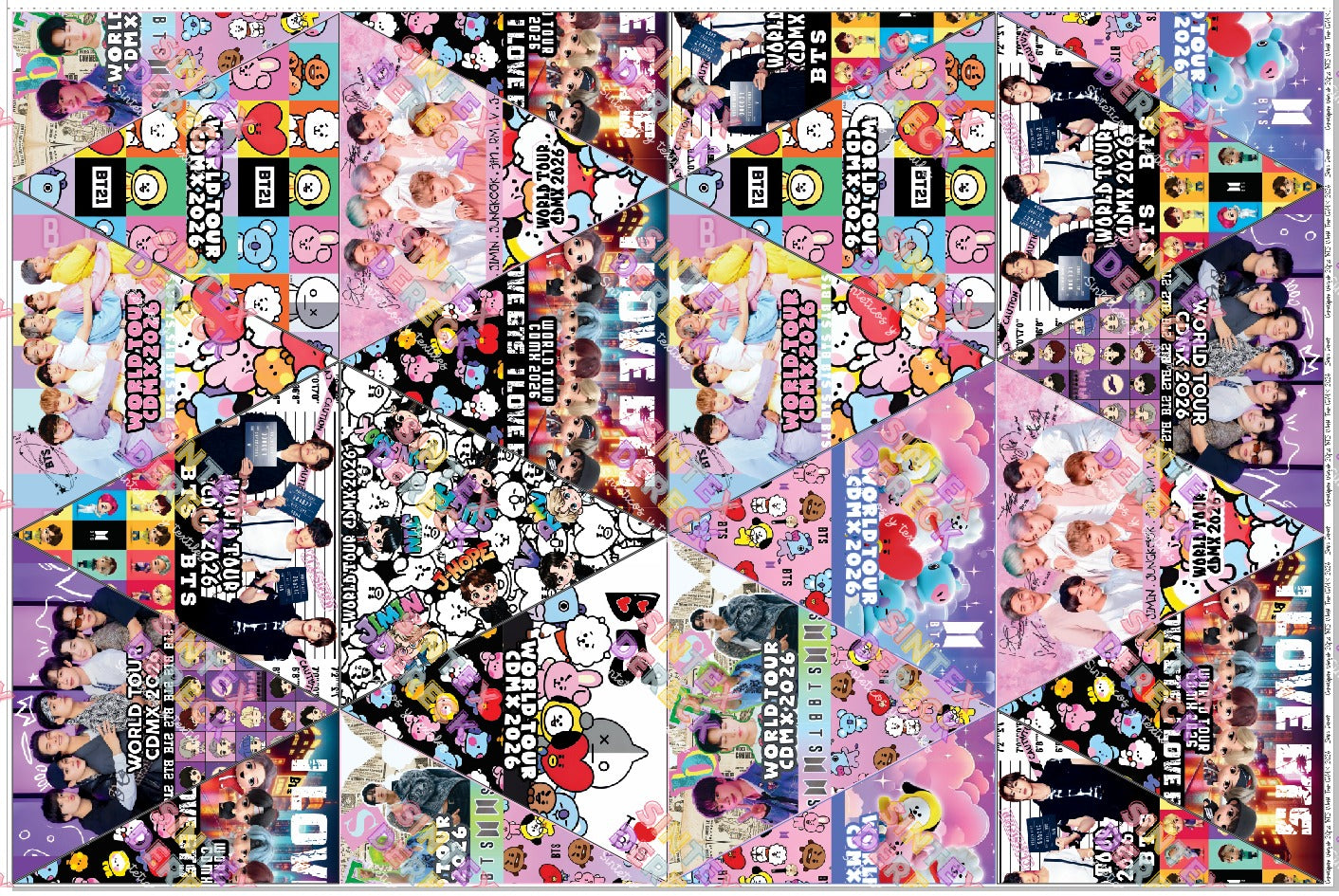 LIENZOS BTS