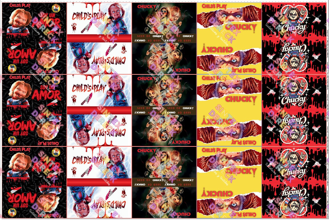 LIENZOS LAPICERAS CHUCKY