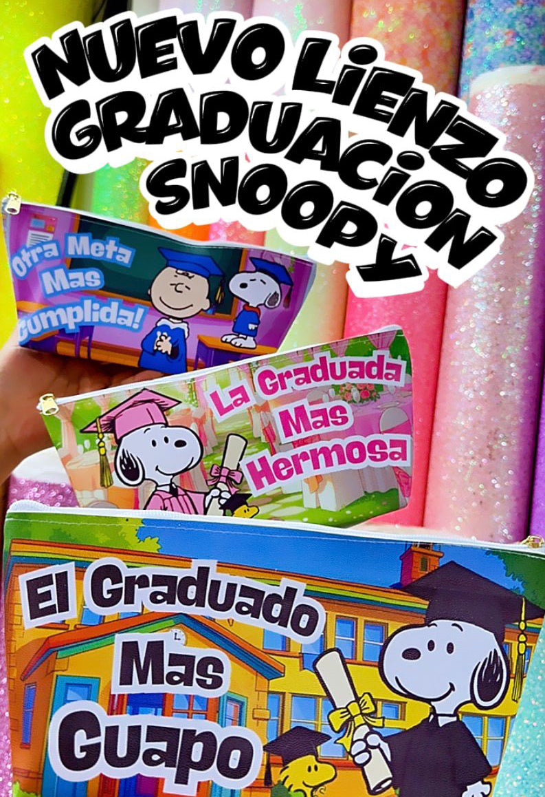 LIENZO LAPICERA SNOOPY GRADUACION