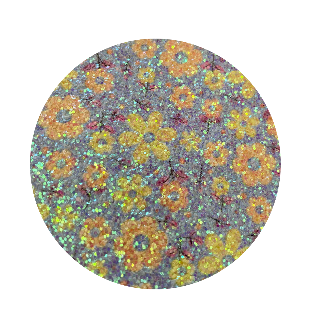 CHUNKY GLITTER SUNFLOWER