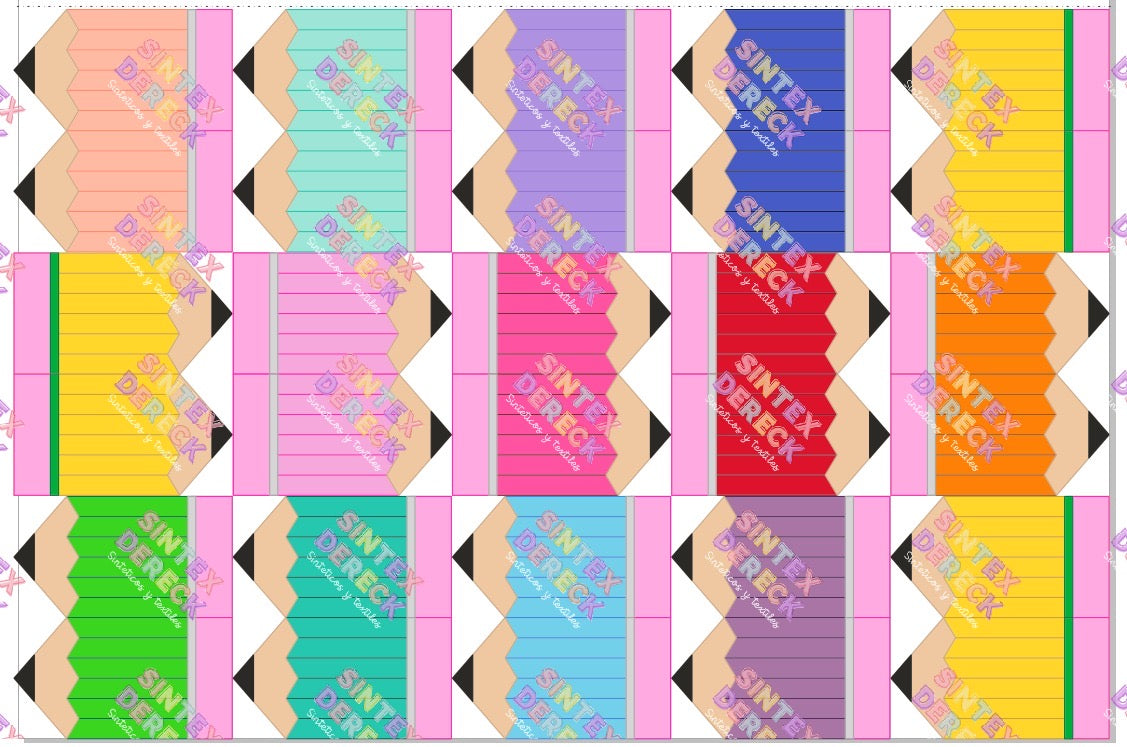 LIENZOS LAPICERAS/MONEDEROS ESCOLAR