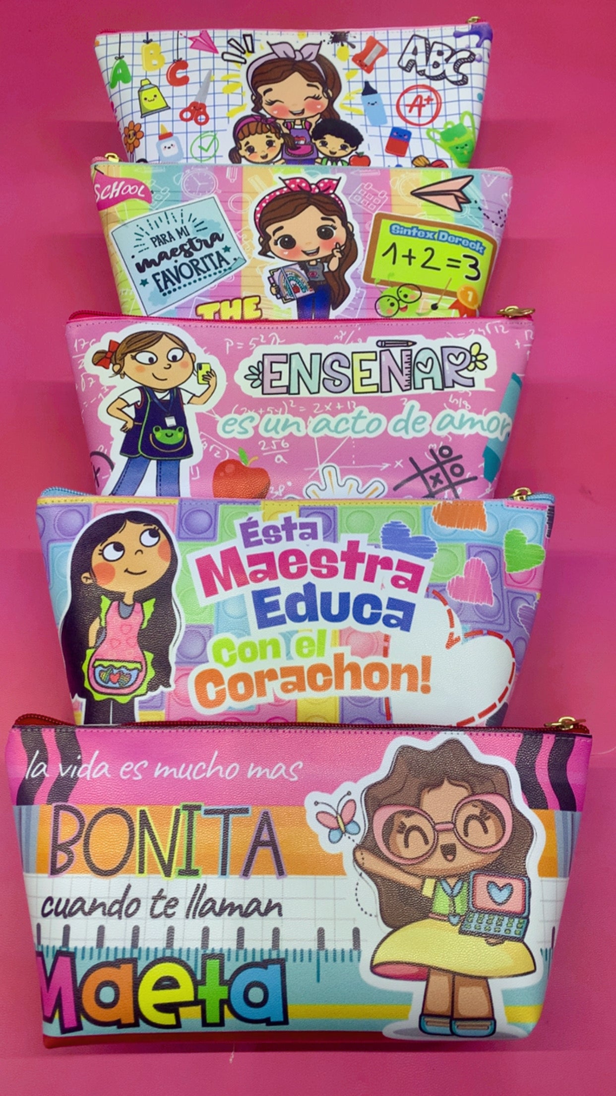 LIENZOS LAPICERAS/MONEDEROS ESCOLAR