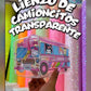 LIENZO TRANSPARENTE BUS PERSONAJES