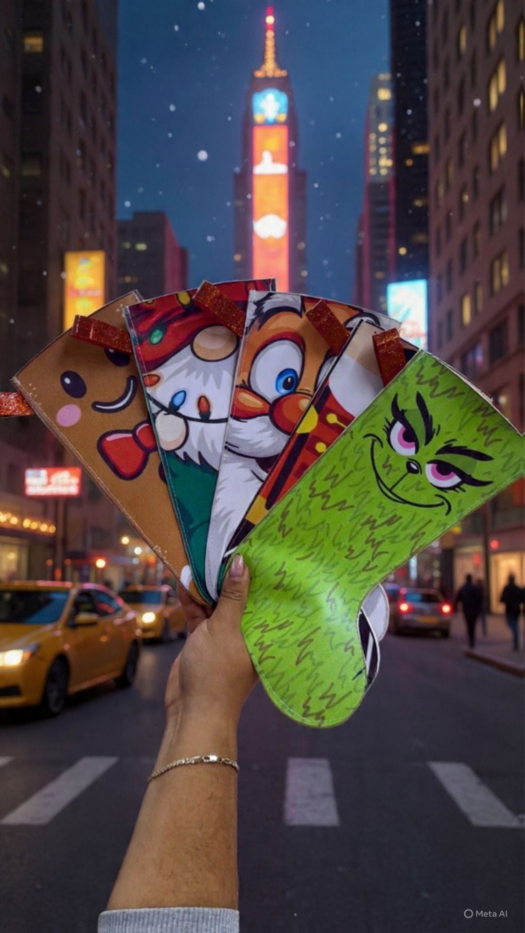 LIENZO BOTITAS NAVIDEÑAS