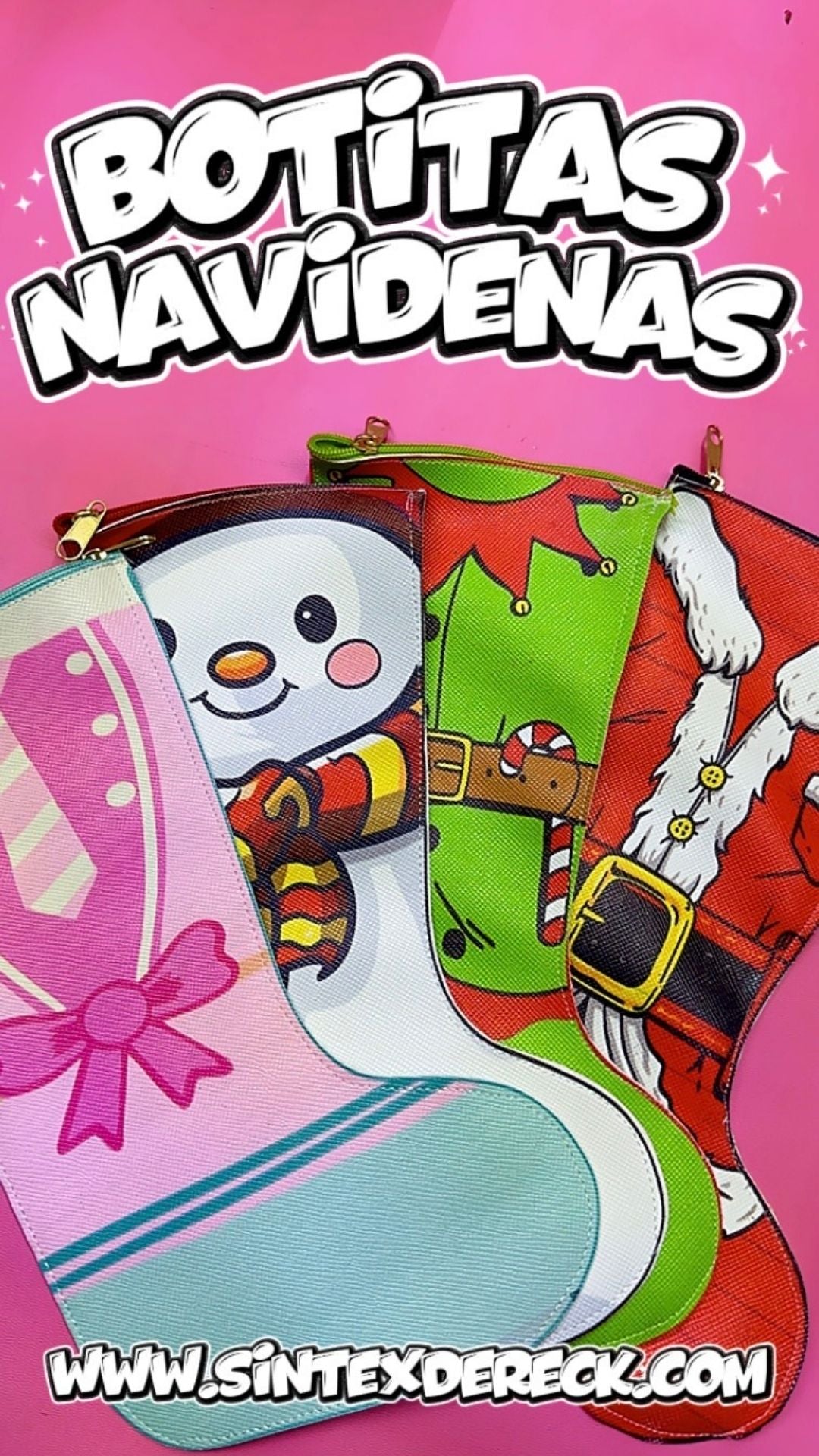 LIENZO BOTAS NAVIDEÑAS – SINTEX DERECK