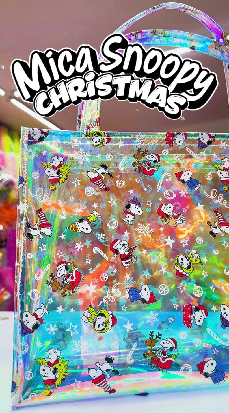 MICA SNOOPY NAVIDEÑO TORNASOL