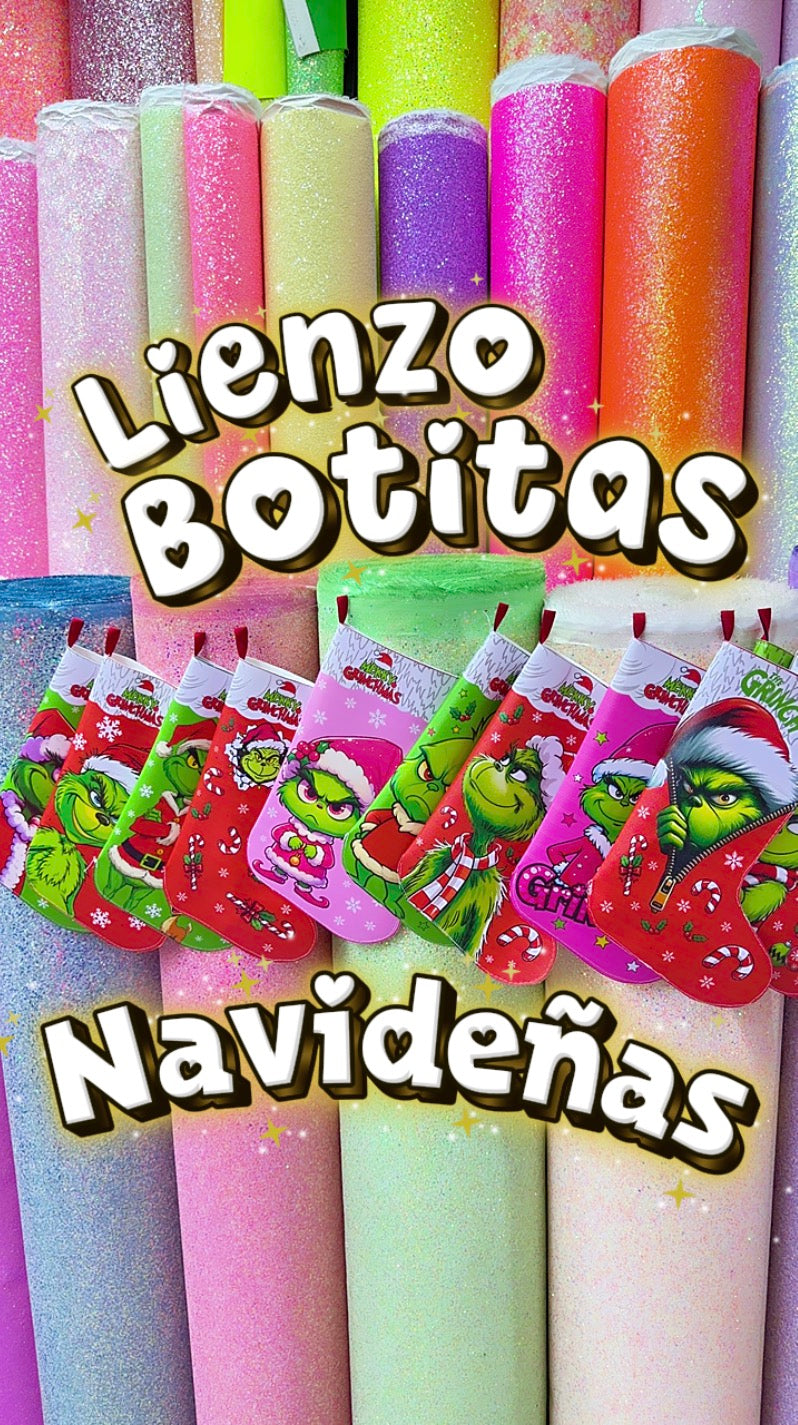 LIENZO BOTAS GRINCH