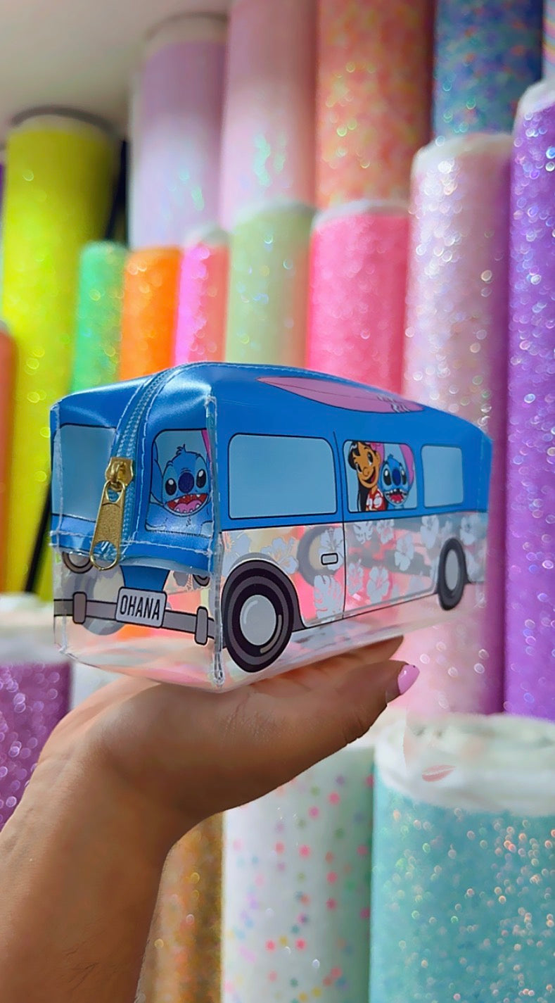 LIENZO TRANSPARENTE BUS PERSONAJES