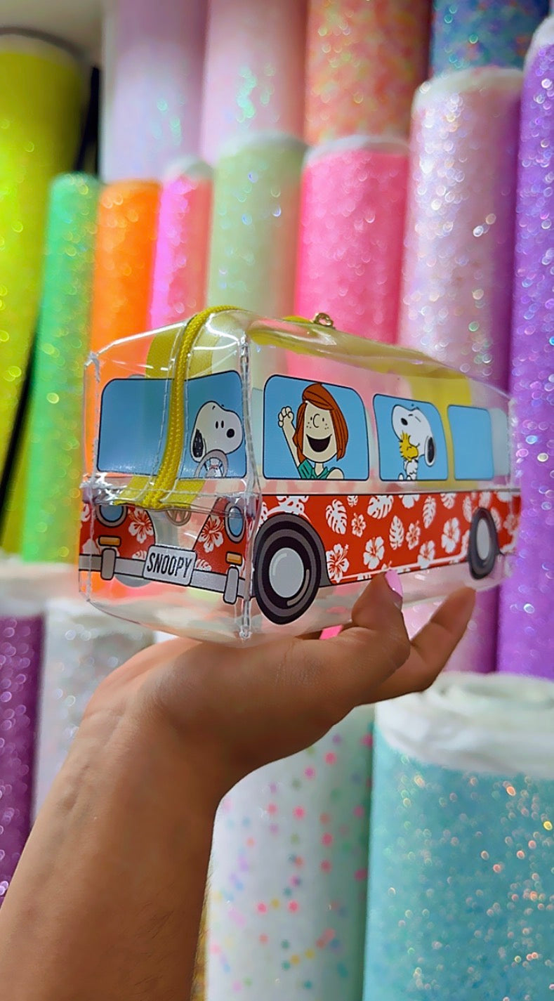 LIENZO TRANSPARENTE BUS PERSONAJES