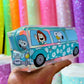 LIENZO SANRIO Y SNOOPY BUS TRANSPARENTE