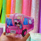 LIENZO SANRIO Y SNOOPY BUS TRANSPARENTE