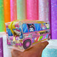 LIENZO SANRIO Y SNOOPY BUS TRANSPARENTE