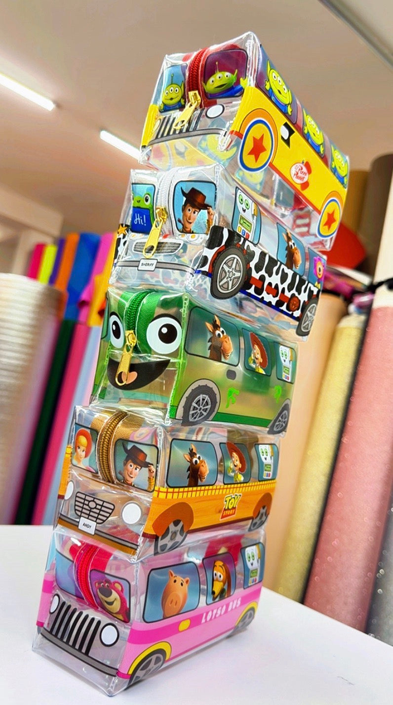 LIENZO TRANSPARENTE BUS TOY STORY