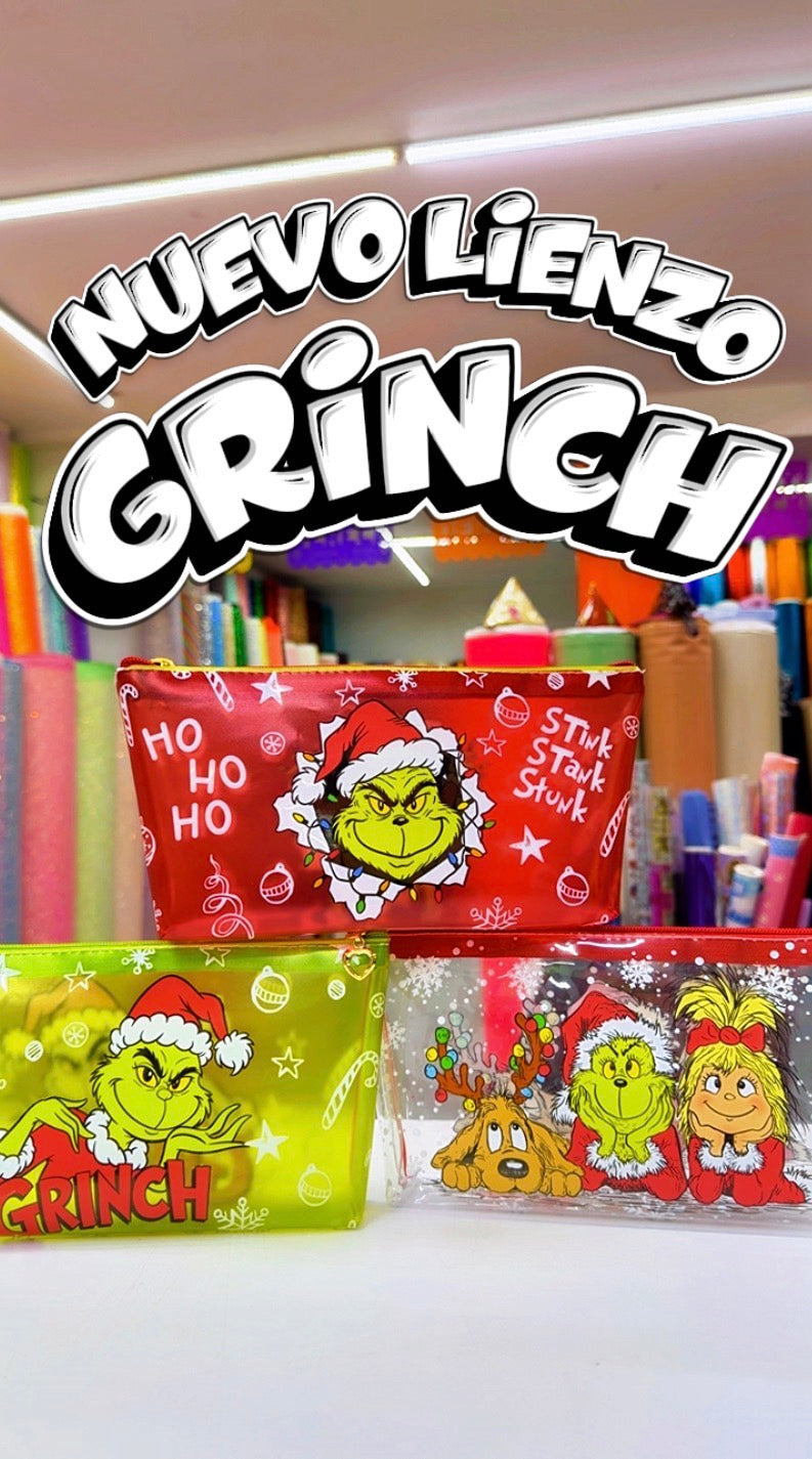 LIENZO NAVIDEÑO GRINCH TRANSPARENTE