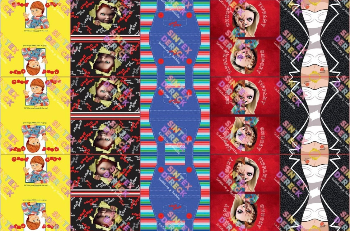 LIENZOS LAPICERAS CHUCKY