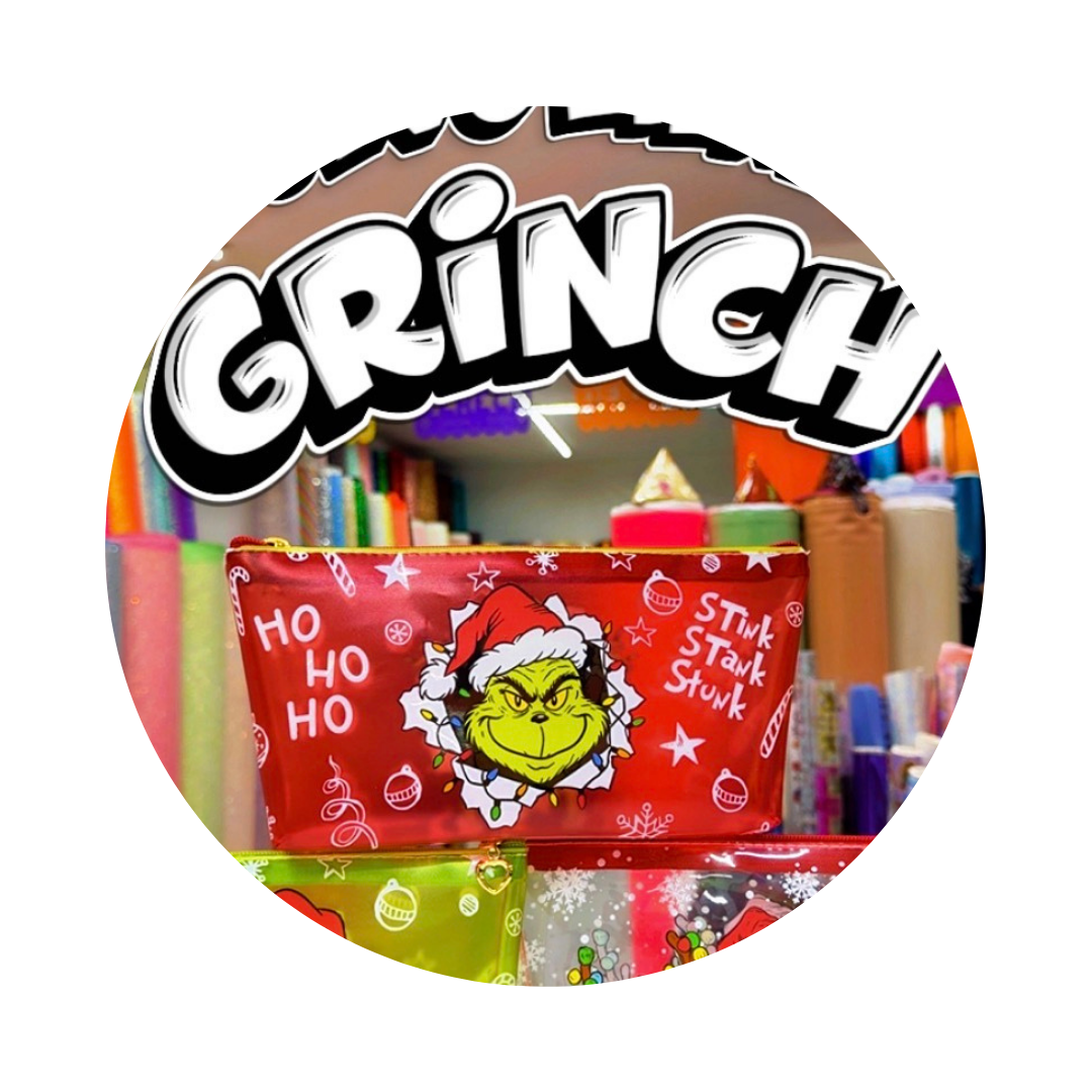 LIENZO NAVIDEÑO GRINCH TRANSPARENTE