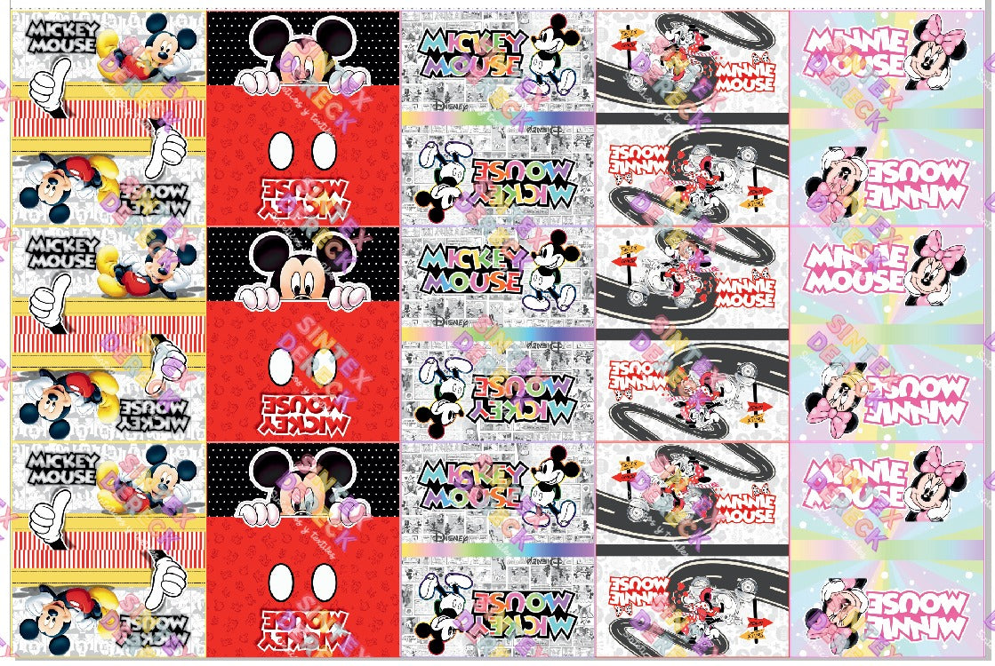 LIENZOS MICKEY & MINNIE