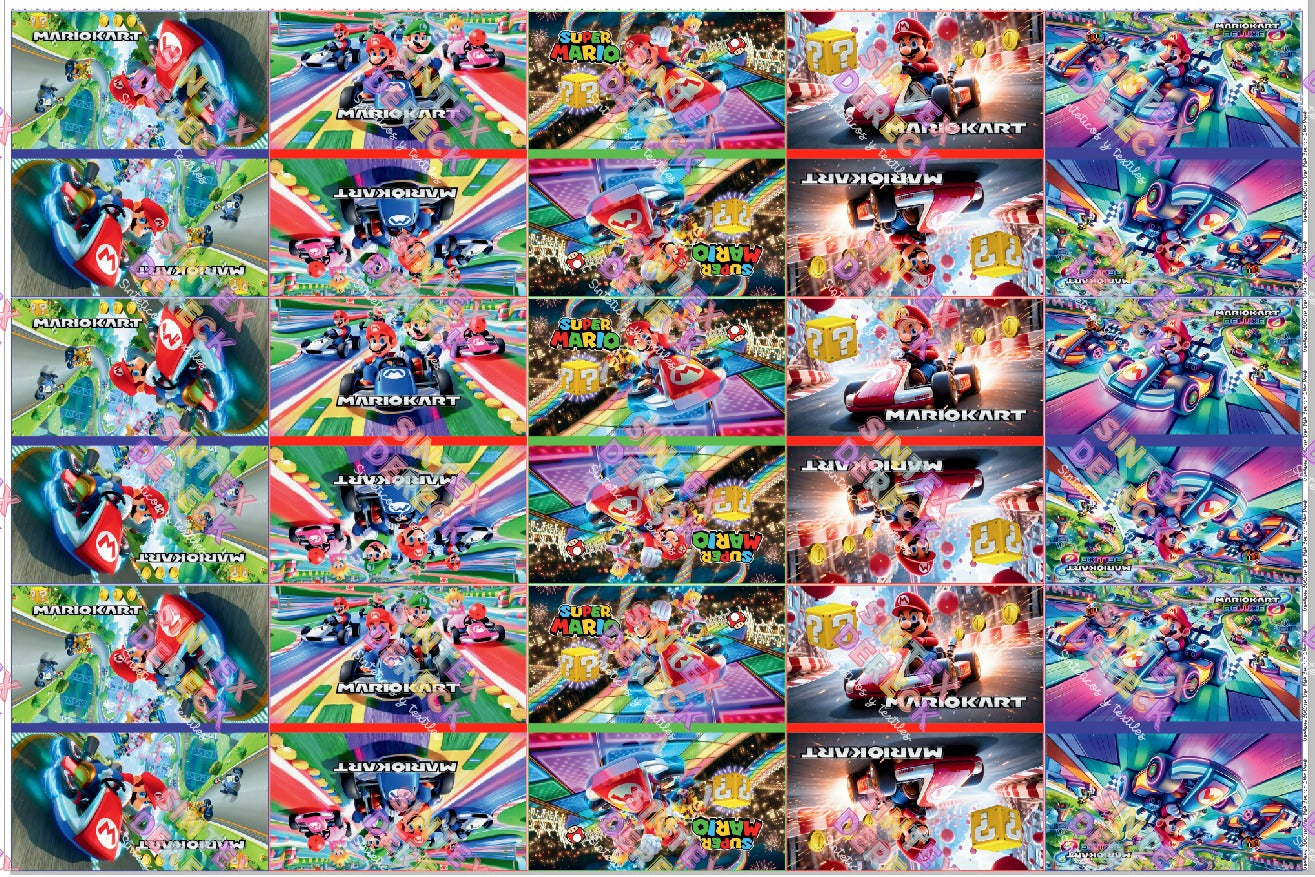 LIENZOS MARIO BROS