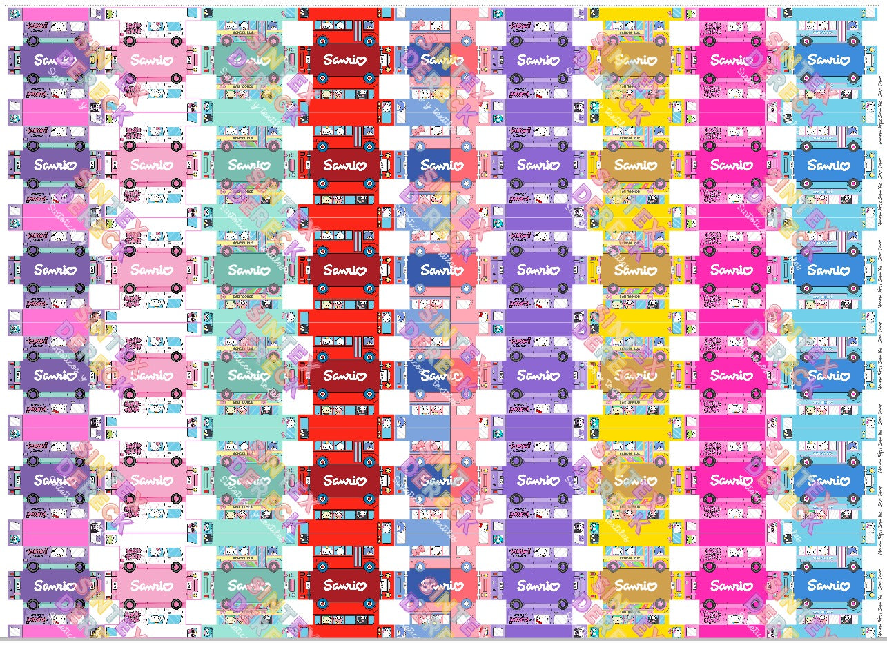 LIENZOS SANRIO BUS