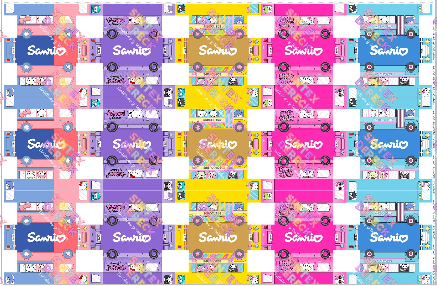 LIENZOS SANRIO BUS