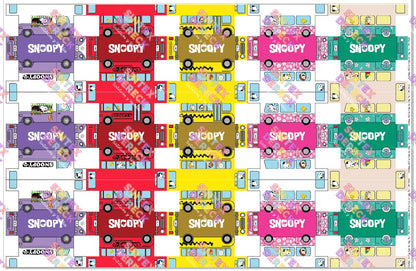 LIENZOS SNOOPY BUS