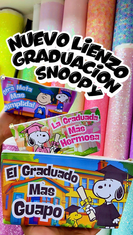 LIENZO LAPICERA SNOOPY GRADUACION