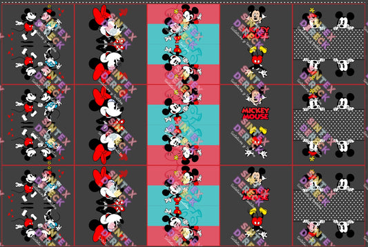 LIENZO MICKEY Y MINNIE TRANSPARENTE