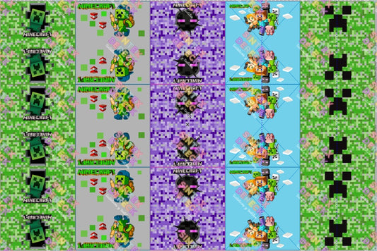 LIENZO MINECRAFT TRANSPARENTE