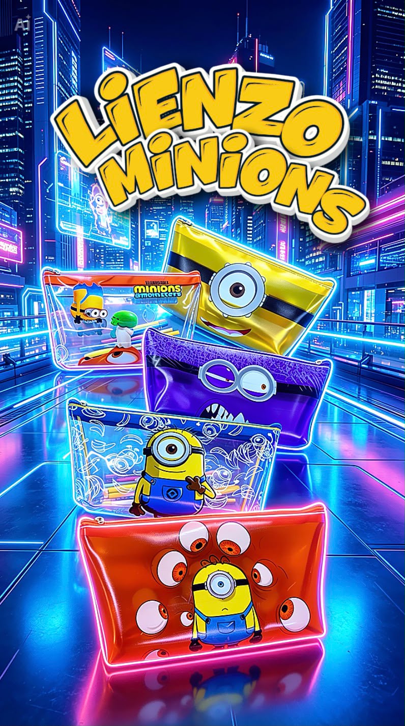LIENZO MINIONS TRANSPARENTE