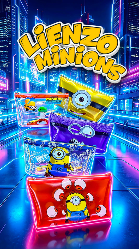 LIENZO MINIONS TRANSPARENTE