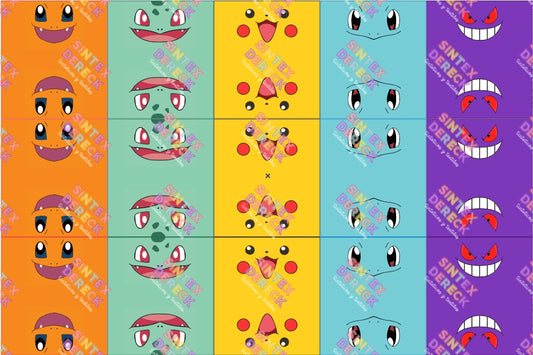LIENZO POKEMON METALICO