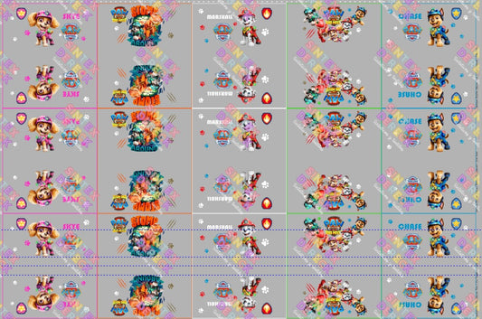 LIENZO PAW PATROL TRANSPARENTE