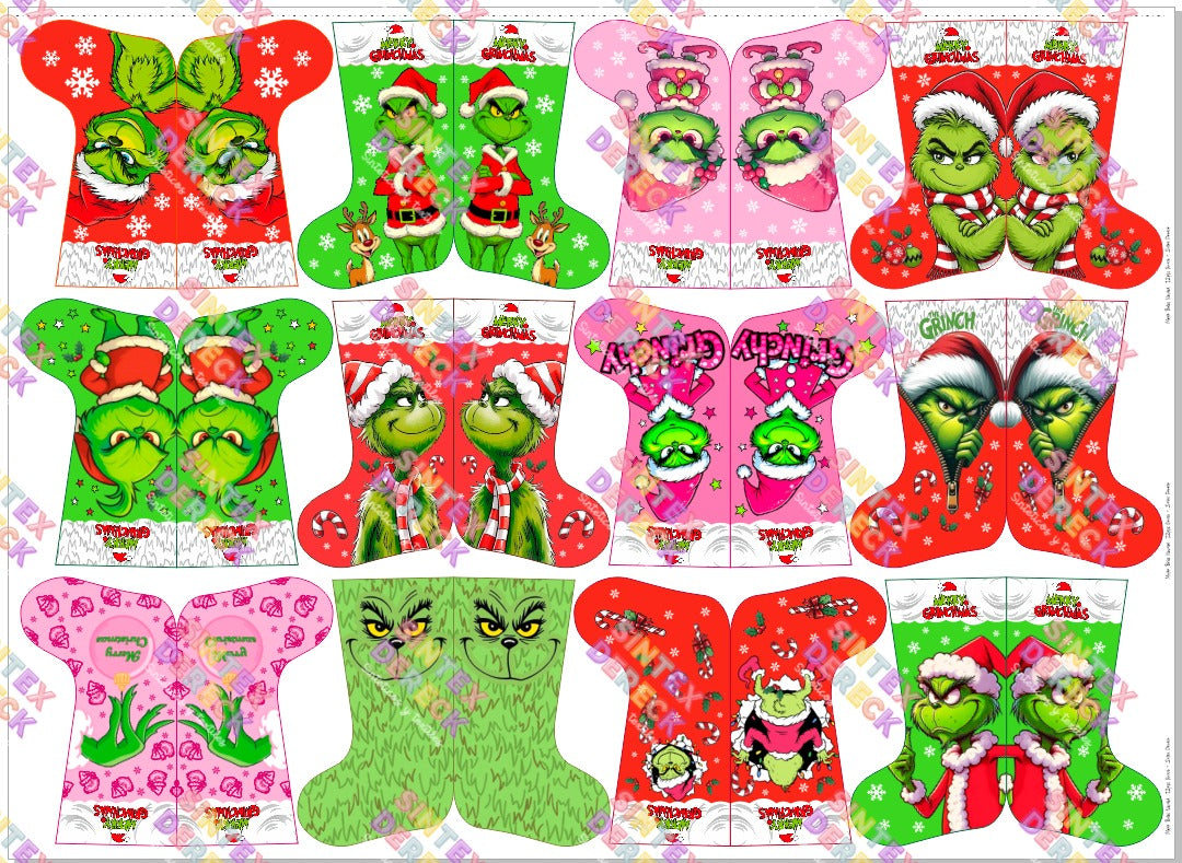 LIENZO BOTAS GRINCH