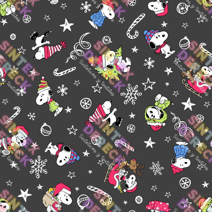 MICA SNOOPY NAVIDEÑO TORNASOL