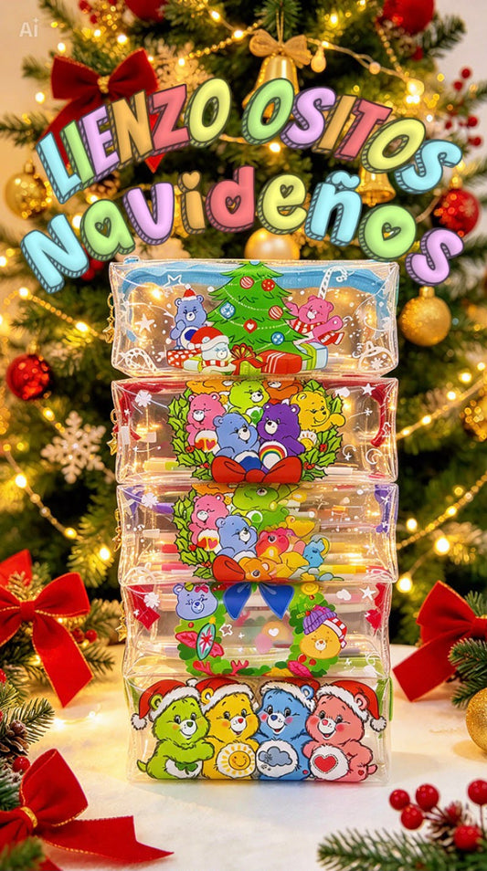 LIENZO CARIÑOSITOS NAVIDEÑOS TRANSPARENTE