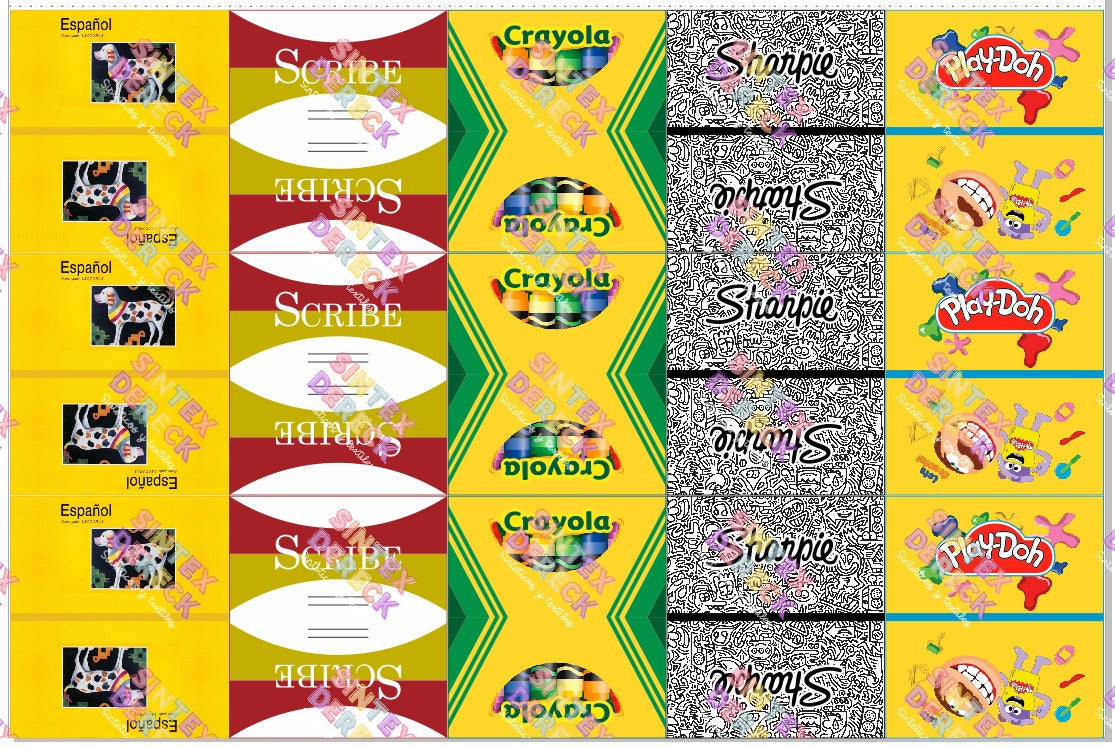 LIENZOS LAPICERAS/MONEDEROS ESCOLAR